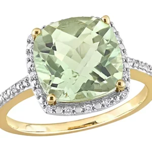 green diamond ring for sale